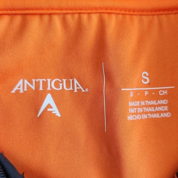 ANTIGUA PHILADELPHIA FLYERS MENS SZ SMALL BLACK DELUXE SHORT SLEEVE POLO SHIRT - Picture 3 of 8